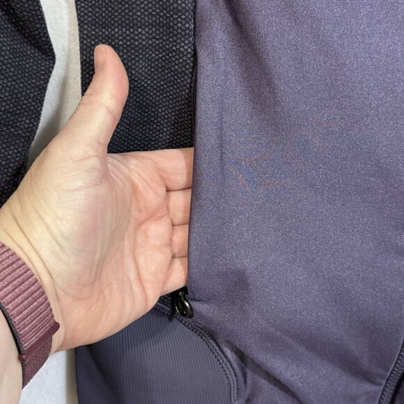 Lululemon Emerge Renewed Jacket Nightfall Purple Jacquard Space Dye Women's 6 - Picture 6 of 10